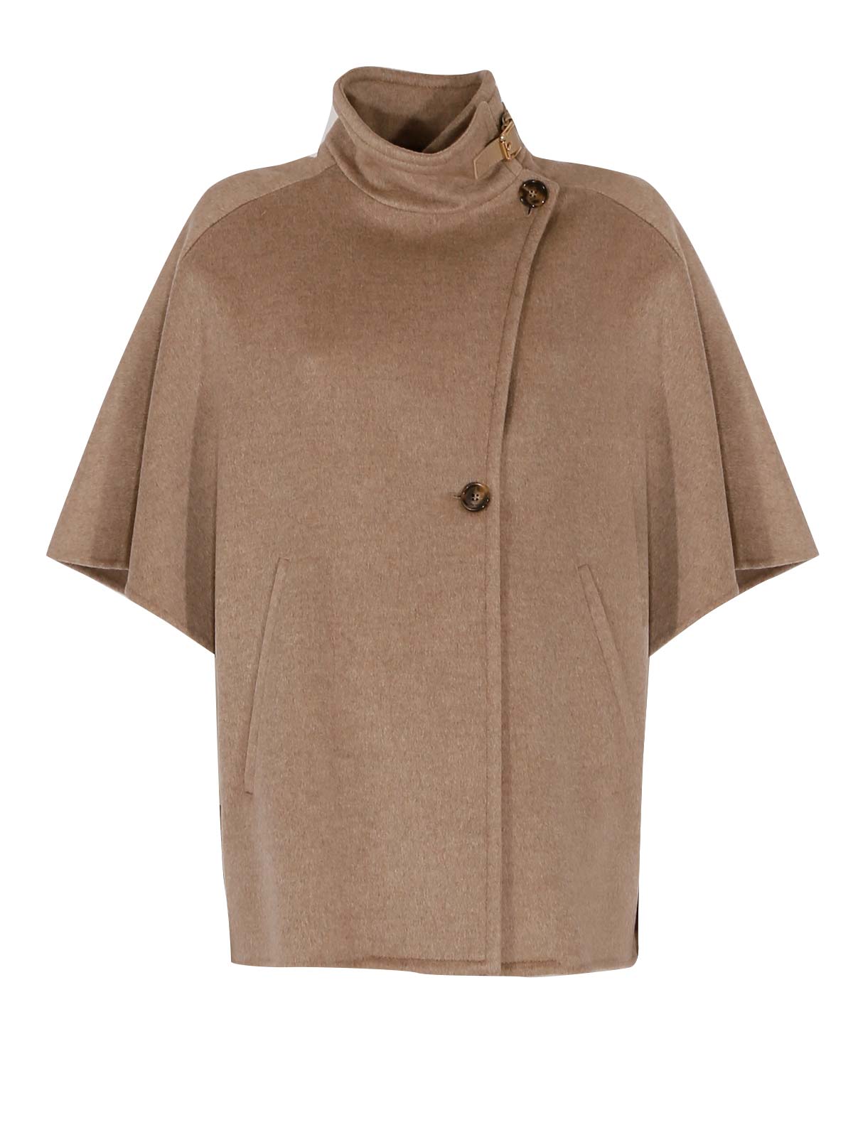 【MAX MARA】 Cashmere Livigno Poncho Camel Max Mara cashmere women's poncho | Quaranta Boutique